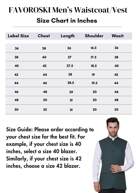 Royal Ethnic | Men's Ethnic Formal Waistcoat | Sleeveless Modi Jacket | Mandarin Collar | Wedding & Festive Wear | Elegant - Royal Ethnic