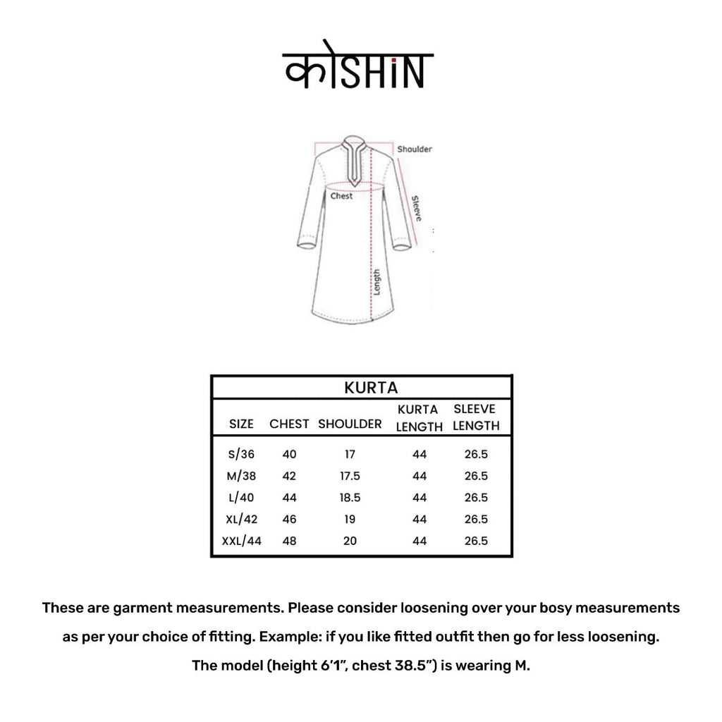 Royal Ethnic | Men's Printed Art Silk Kurta | Square Digital Print | Full Sleeves | Festive & Wedding Wear | Elegant Fit - Royal Ethnic