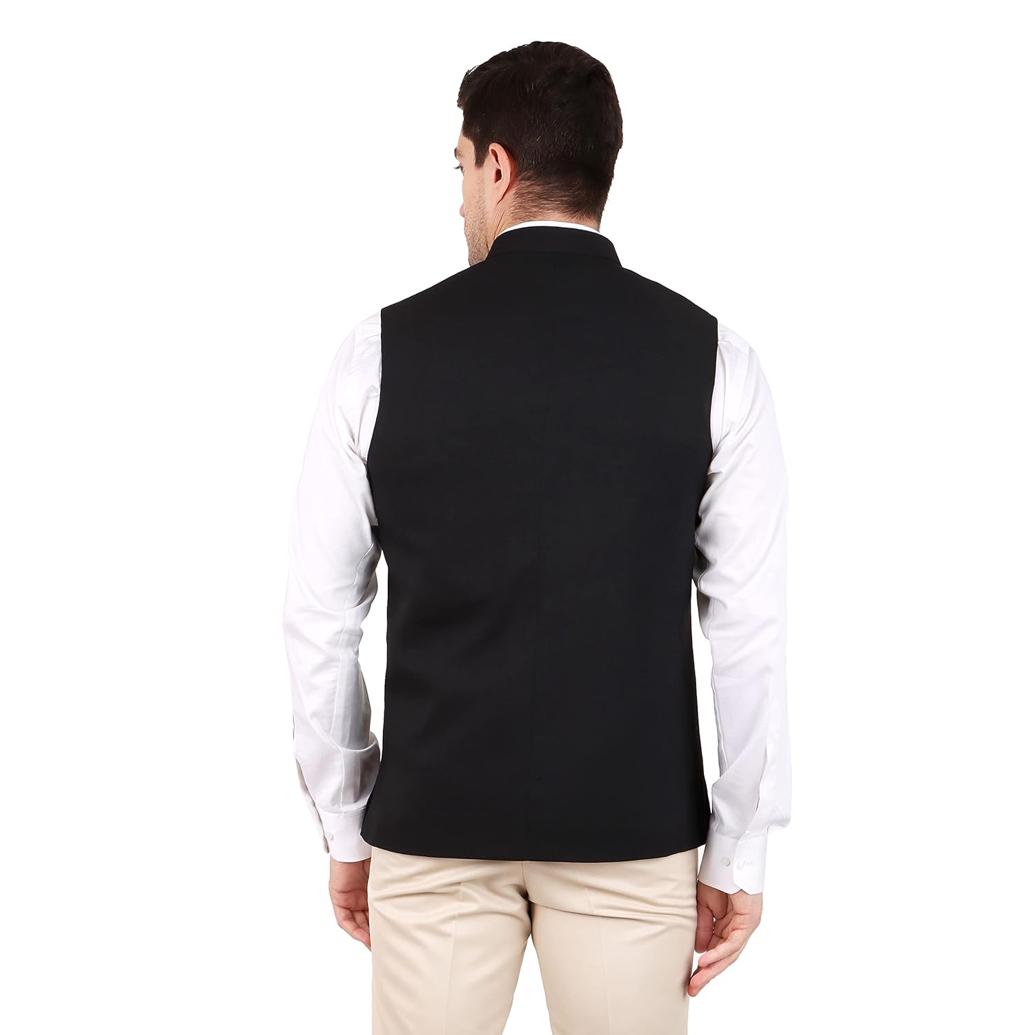 Royal Ethnics | Men's Nehru/Modi Jacket Waistcoat | Premium Matty Fabric | Sleeveless | Regular Fit | Festival Casual - Royal Ethnic