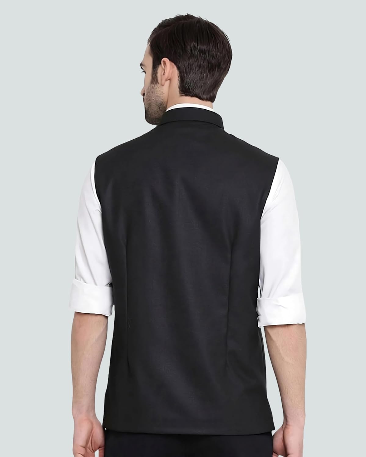 Royal Ethnic | Men's Cotton Nehru Jacket | Modi Koti Waistcoat | Diwali & Wedding Wear | Formal & Casual | Elegant Look - Royal Ethnic