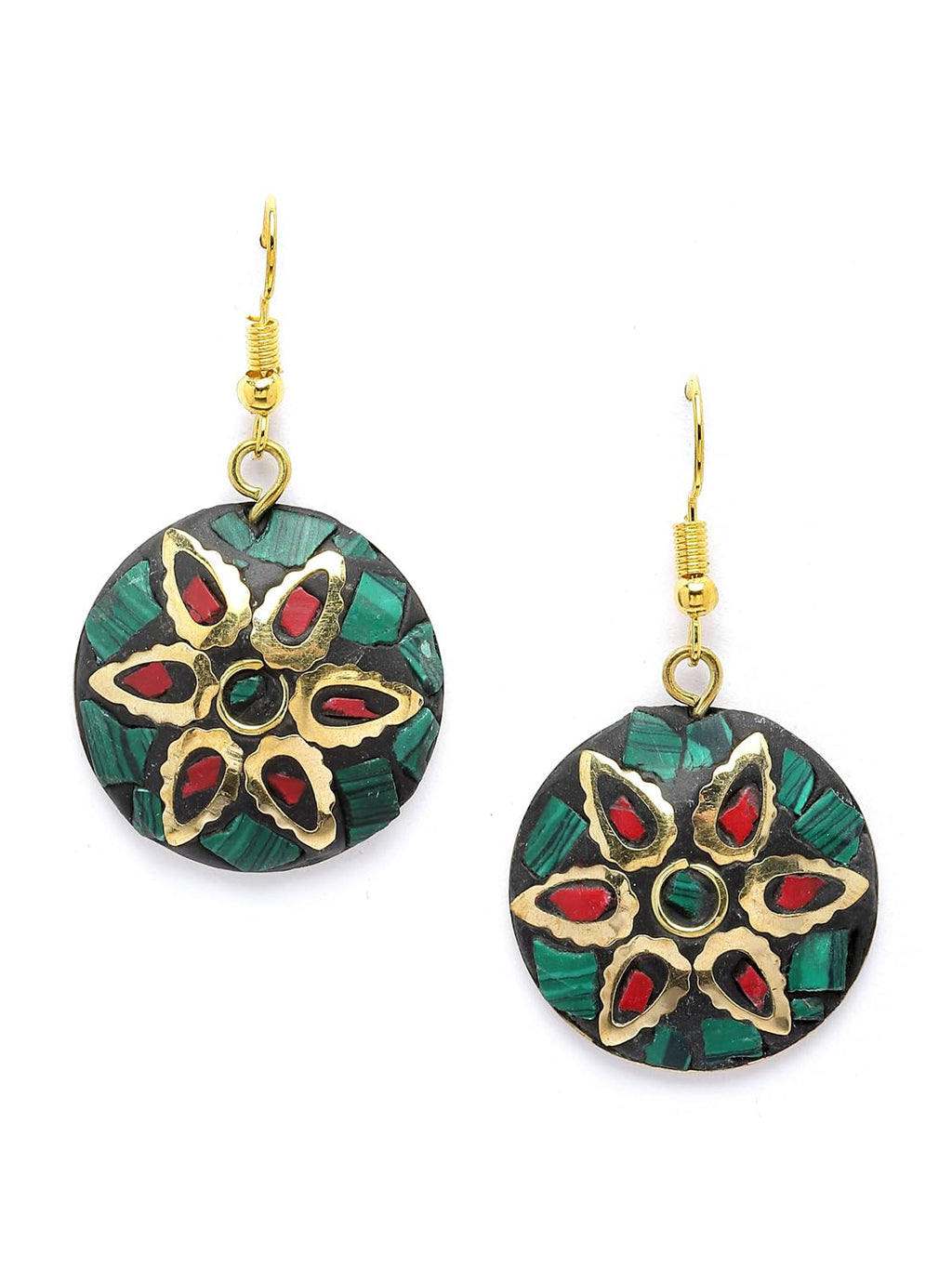 Royal Ethnic | Women's Tibetan Pendant Necklace Set | Traditional Oxidised Finish | Stylish Ethnic Jewellery | Festive - Royal Ethnic