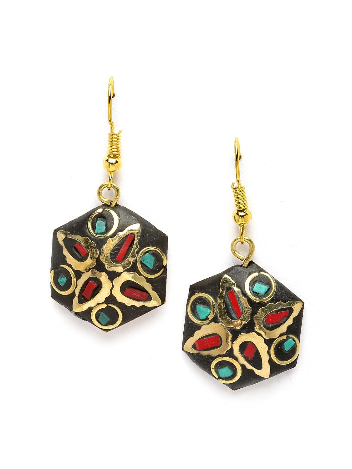 Royal Ethnic | Women's Tibetan Pendant Necklace Set | Traditional Oxidised Finish | Stylish Ethnic Jewellery | Festive - Royal Ethnic