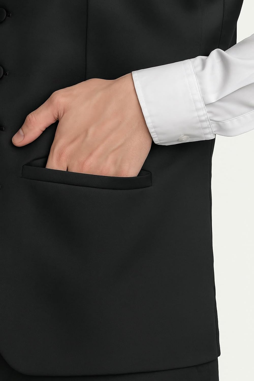 Royal Ethnic | Men's Cotton Nehru Jacket | Modi Koti Waistcoat | Diwali & Wedding Wear | Formal & Casual | Elegant Look - Royal Ethnic