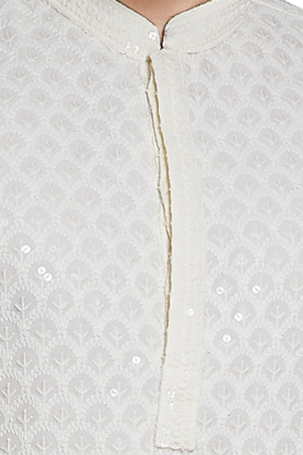 Royal Ethnic Men's Stylish Embroidered Cotton Kurta Pyjama Set | Exclusive Elegant Party Wear Outfit - Royal Ethnic