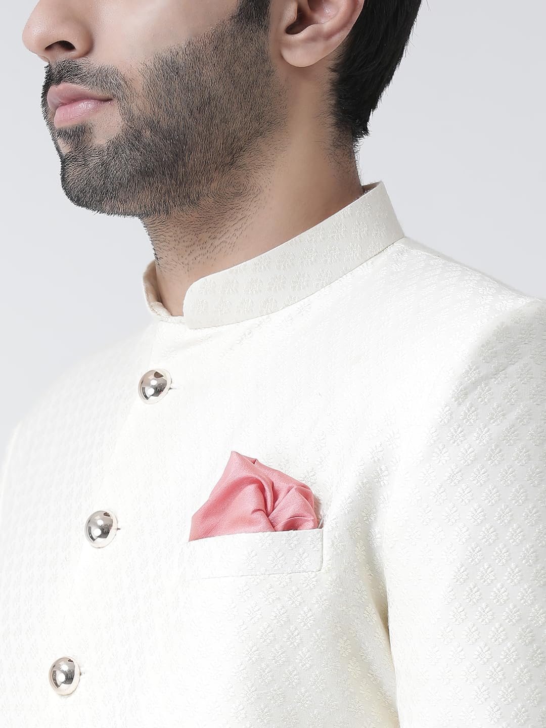 Royal Ethnics | Men's Wedding Sherwani with Churidar | Indo-Western Designer Outfit | Groom & Festival Wear | Elegant Fit - Royal Ethnic