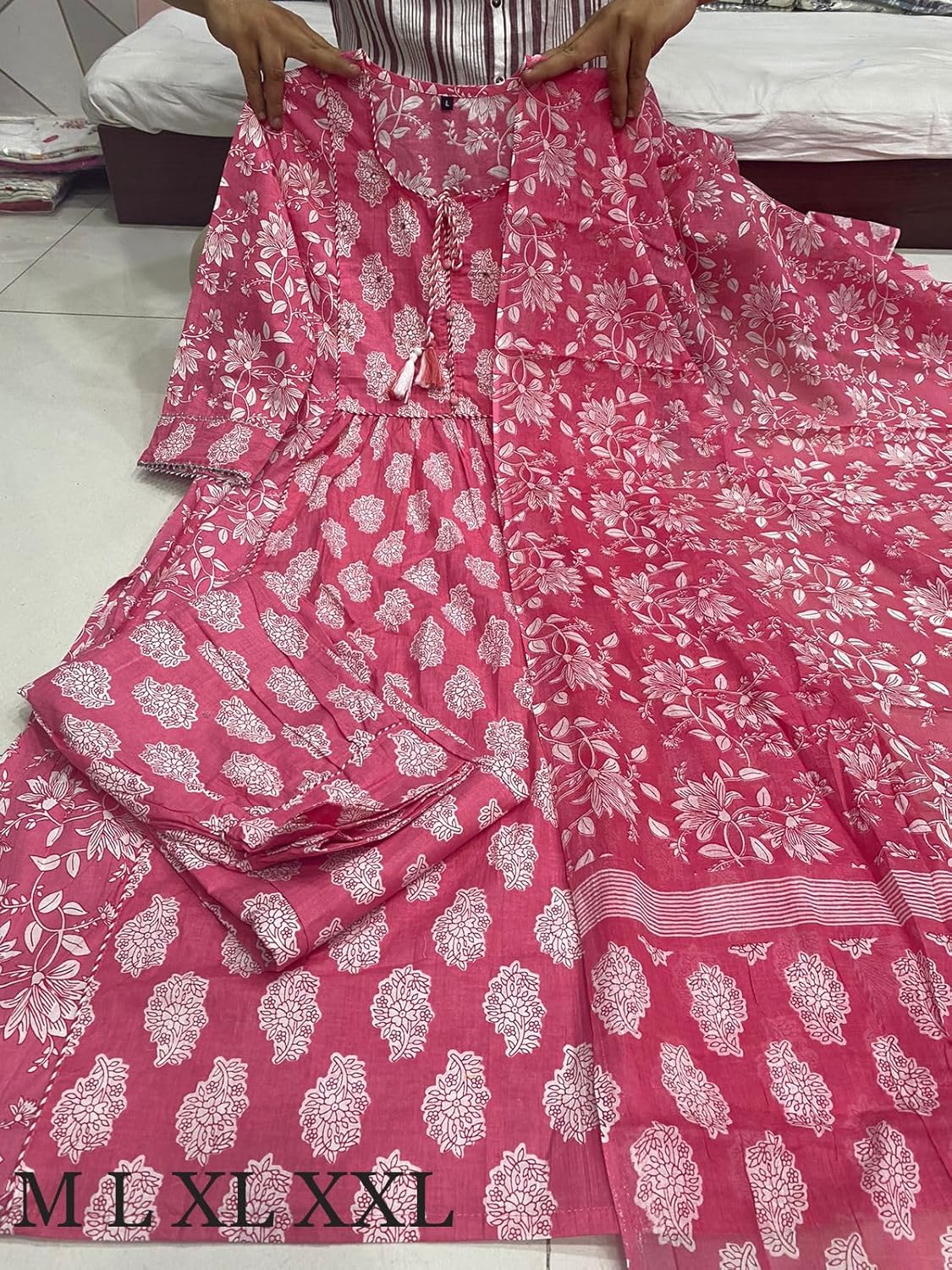 Royal Ethnic Women Anarkali Kurta with Pant Duppta Set Elegant Stylish Designer Ethnic Wear Collection Outfit