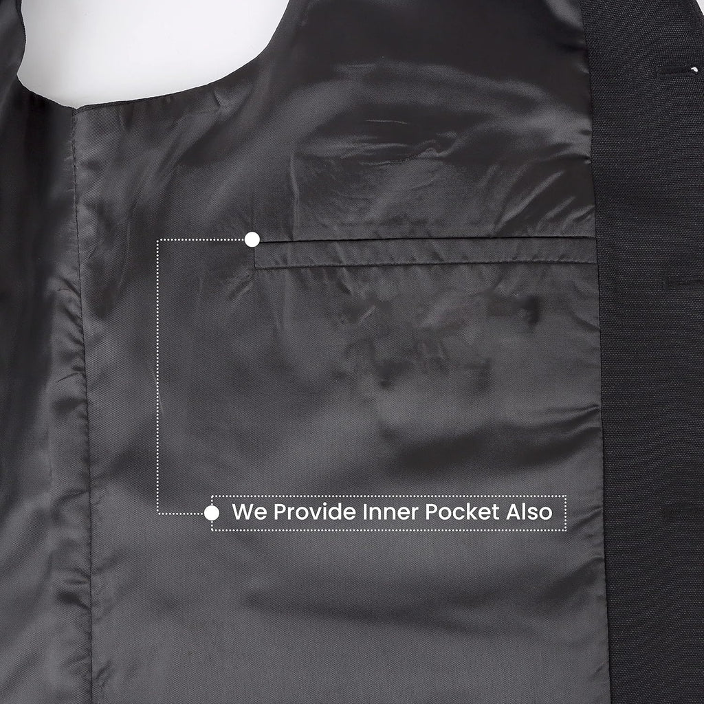 Royal Ethnics | Men's Nehru/Modi Jacket Waistcoat | Premium Matty Fabric | Sleeveless | Regular Fit | Festival Casual - Royal Ethnic